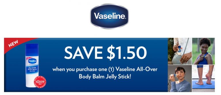 Canadian Coupons Save 1 50 On Vaseline All Over Body Balm Stick Canadian Coupons Save 1 50 On Vaseline All Over Body Balm Stick