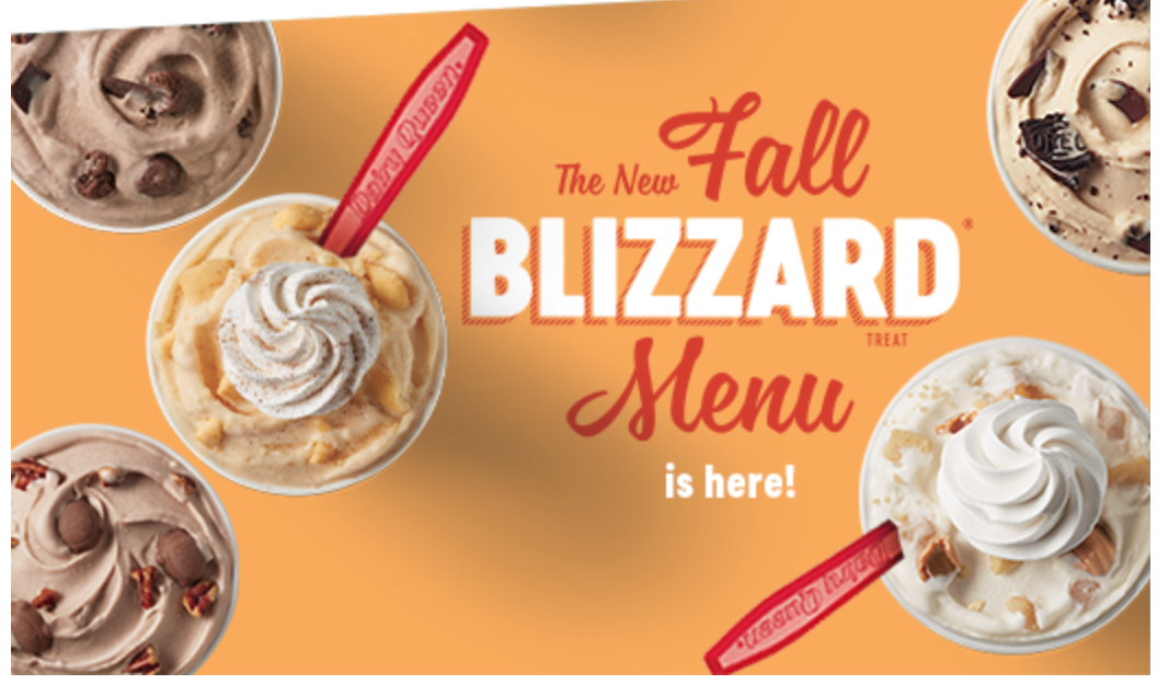 Dairy Queen Canada New Fall Blizzard Treat Menu Is Here Canadian Freebies Coupons Deals Bargains Flyers Contests Canada