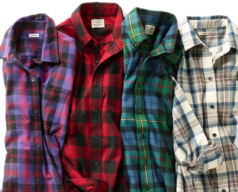 L.L.Bean Canada Sale 20 OFF On FullPriced Flannel Items With Promo