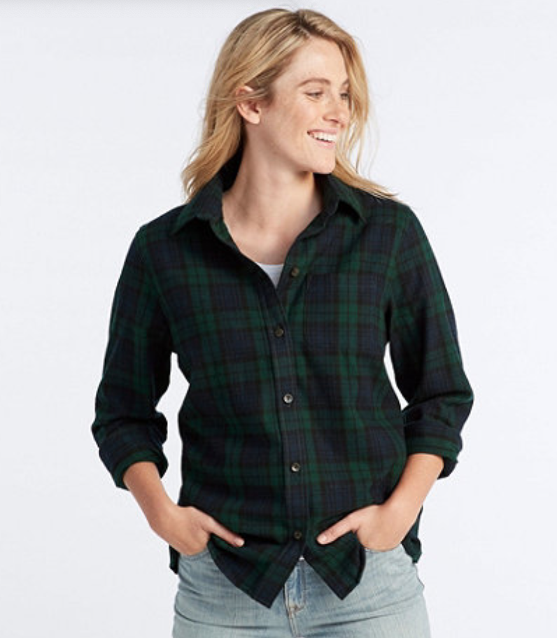 L.L.Bean Canada Sale 20 OFF On FullPriced Flannel Items With Promo