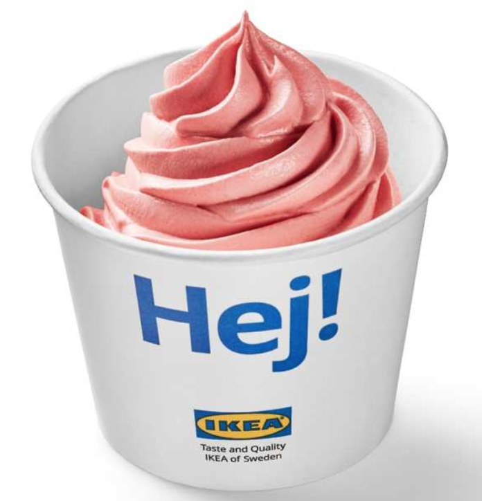 IKEA Canada NEW Strawberry Vegan Frozen Treat For Only 1 Canadian 