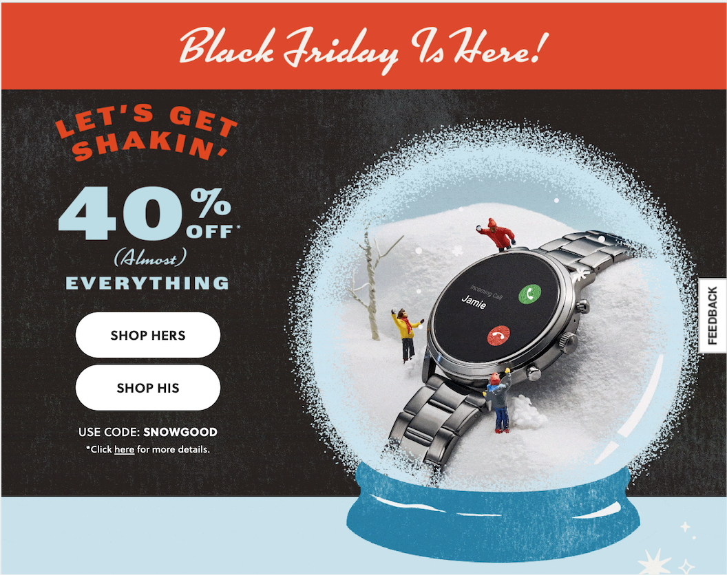 Fossil Canada Black Friday Sale: Save 40% off Everything Sitewide, with Coupon  Code - Canadian Freebies, Coupons, Deals, Bargains, Flyers, Contests Canada  Canadian Freebies, Coupons, Deals, Bargains, Flyers, Contests Canada