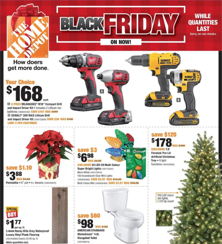 The Home Depot Canada Black Friday 2020 Flyer Offers Canadian