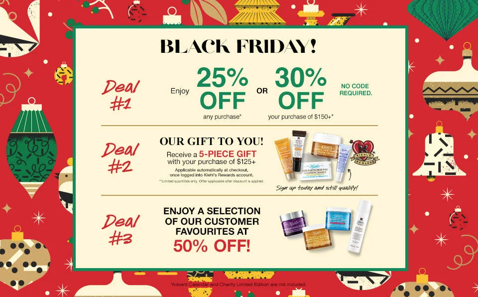 Kiehls Stores Black Friday Canada