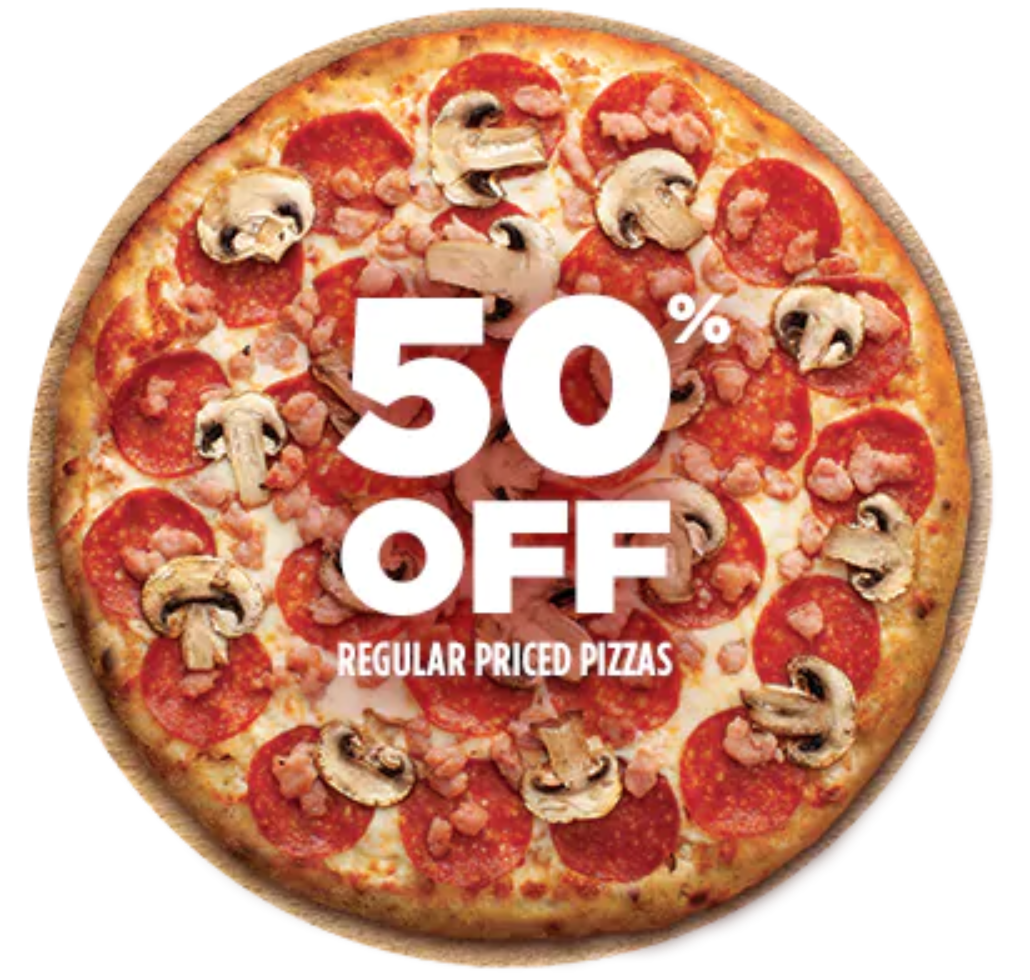 Pizza Pizza Cyber Monday Promotion Save 50 Off Regular Price Pizzas