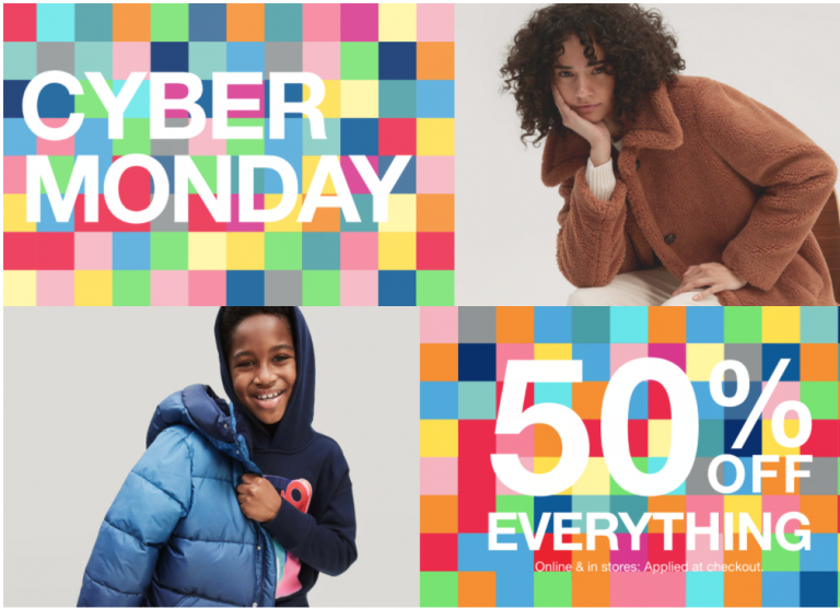 Gap Canada Cyber Monday Sale Save 50 Off Everything + Extra 10 Off