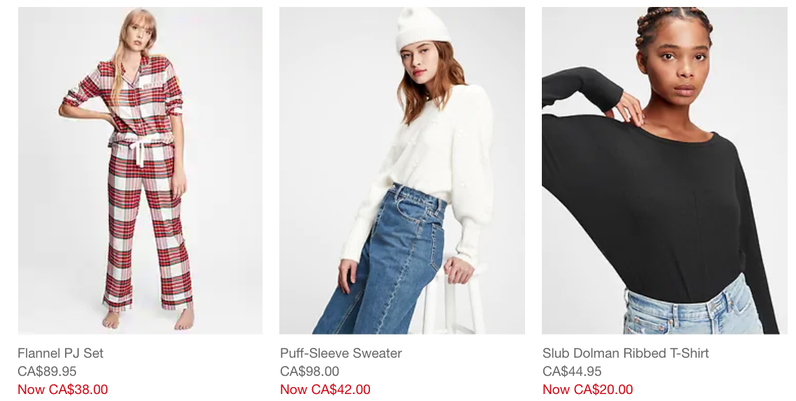 GAP Canada › Stores › Black Friday Canada