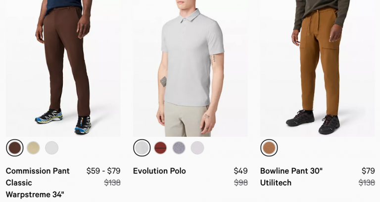 Best Deals for Men From the Lululemon Warehouse Sale -- Last Day to Save