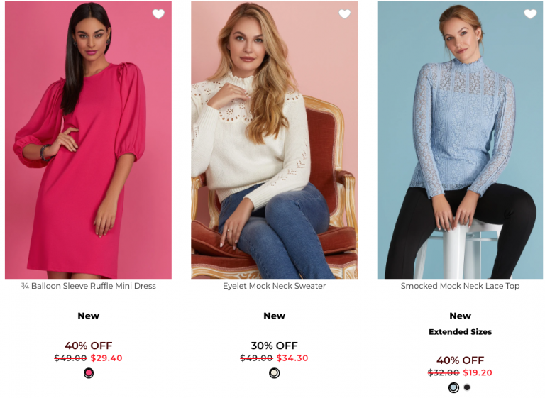 Suzy Shier Canada Sale Save 30 to 40 off Sitewide + 70 off Sale