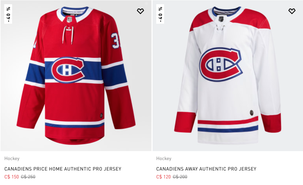 Adidas Canada Deals 40% OFF NHL Jerseys - Hot Canada Deals Hot Canada Deals