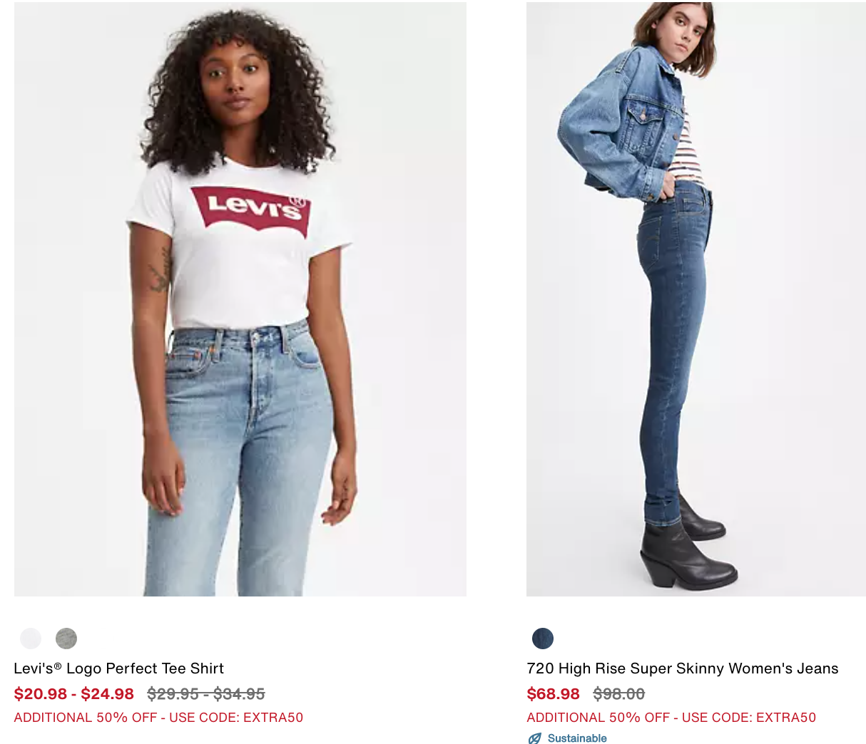 Levi's Canada Sale: Save an Extra 50% off Sale Styles - Canadian ...