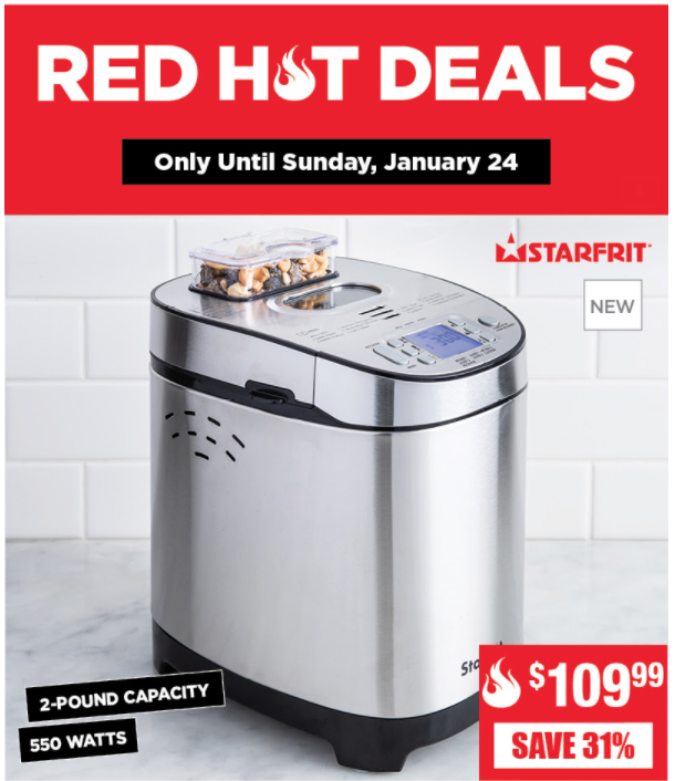 Kitchen Stuff Plus Canada Red Hot Deals Save 50 On G A Fratelli Dura   Screen Shot 2021 01 18 At 2.56.55 PM 