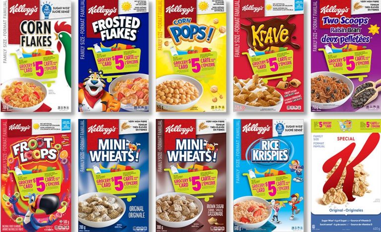 Kellogg's Grocery Cash: Get A $5 Grocery Card When You Purchase Two ...