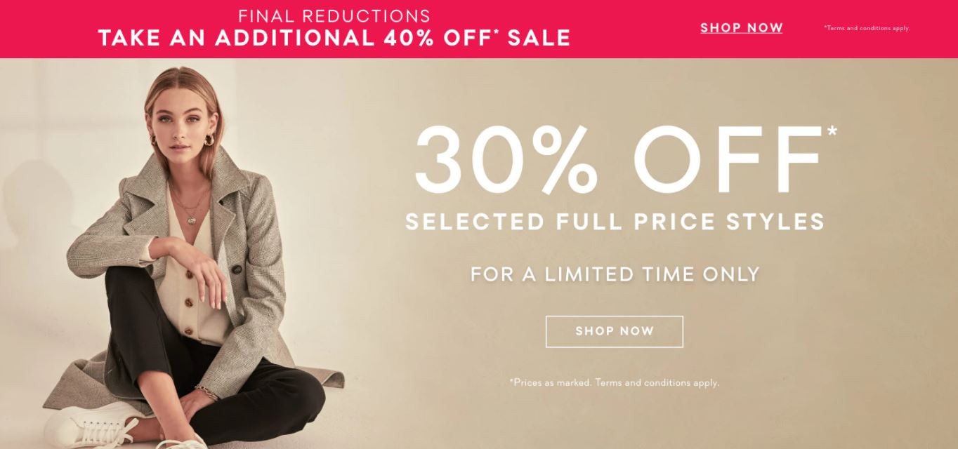 Ever New Canada Deals: Save 30% OFF Full Price Styles + Extra 40% OFF ...