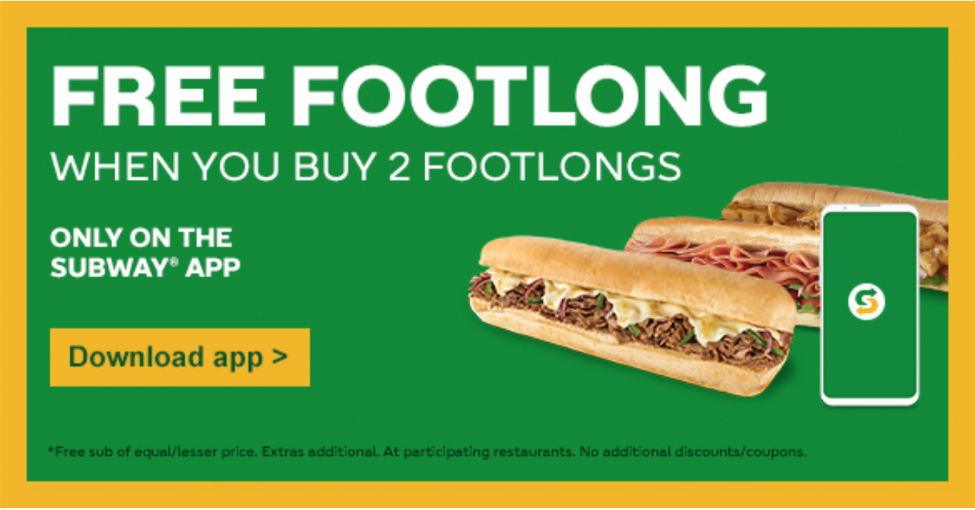 Subway Canada New Digital Coupons - Canadian Freebies, Coupons, Deals,  Bargains, Flyers, Contests Canada Canadian Freebies, Coupons, Deals,  Bargains, Flyers, Contests Canada