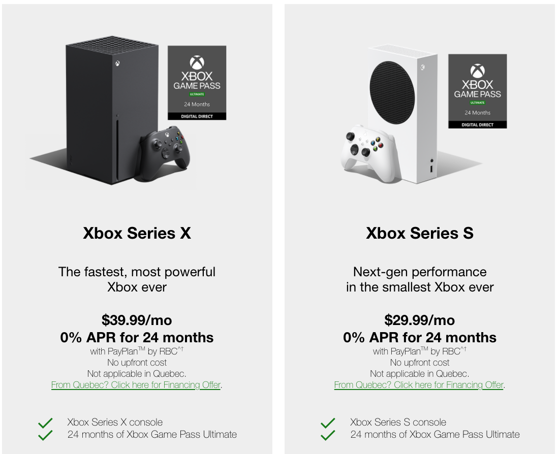 All access hot sale xbox canada