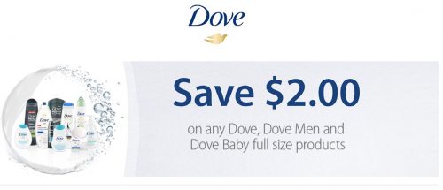 Dove Canada Coupons: Save $2 On Any Dove Full Size Product *Printable