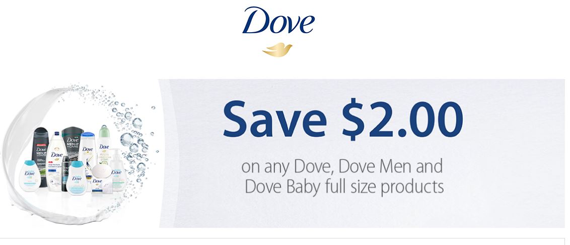 Dove Canada Coupons Save 2 On Any Dove Full Size Product Printable 