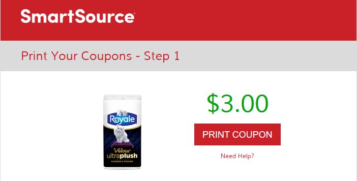 SmartSource Canada Coupons Save 3 On Royale Ultra Plush Bathroom 