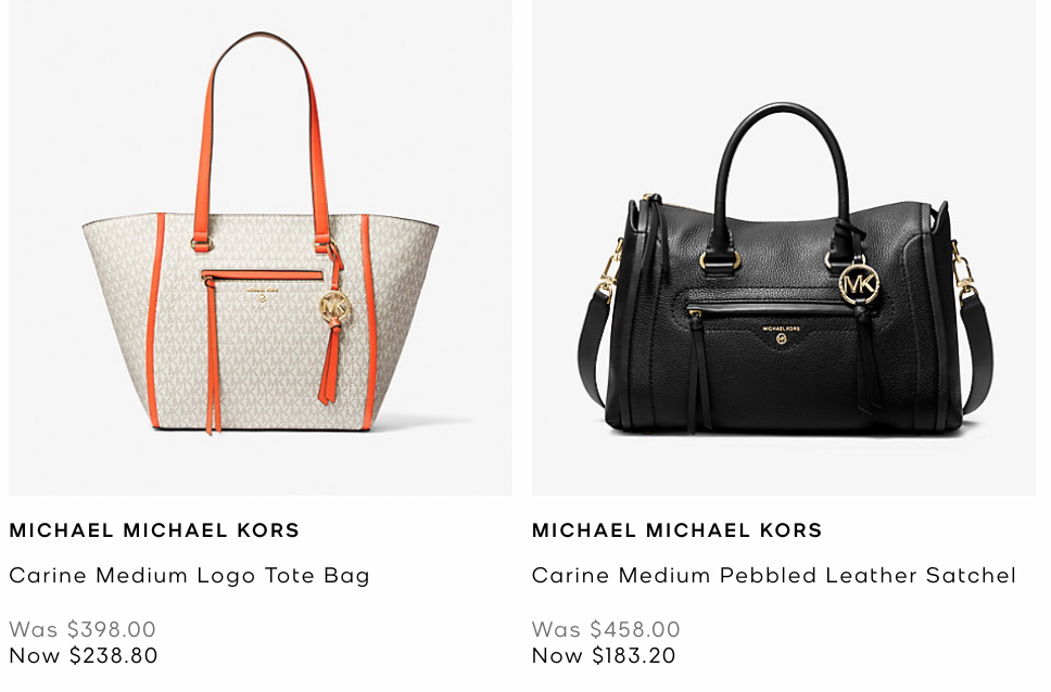 Michael Kors Canada Sale: Save up to 50% Off Sale + FREE Shipping on ...