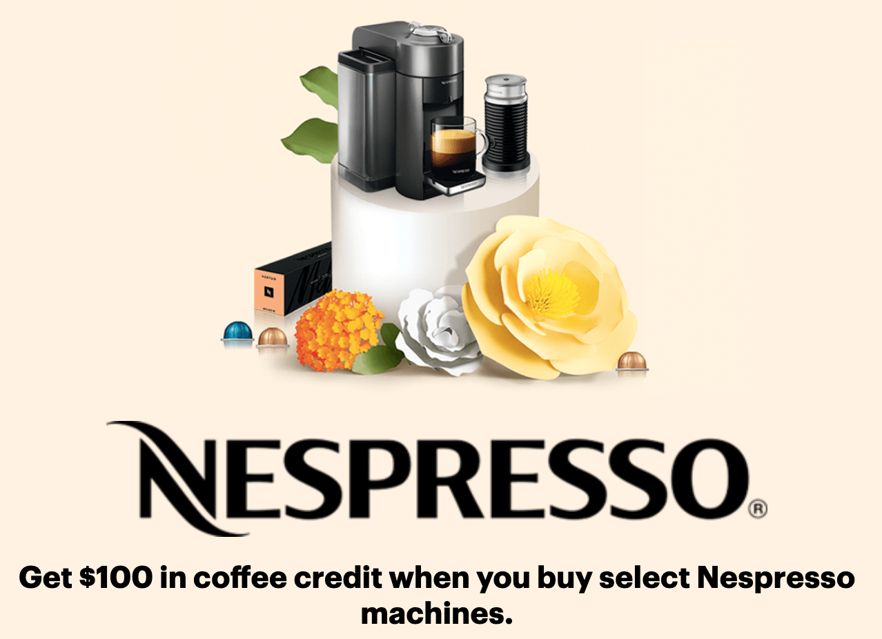 Best Buy Canada Nespresso Deals Enjoy FREE 100 Nespresso Coffee