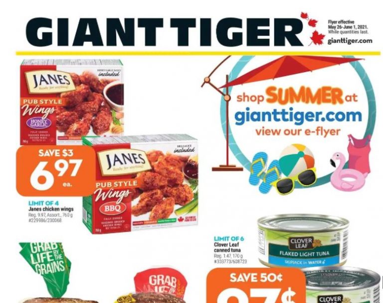 Giant Tiger Canada Flyer Deals May 26th June 1st Canadian Freebies