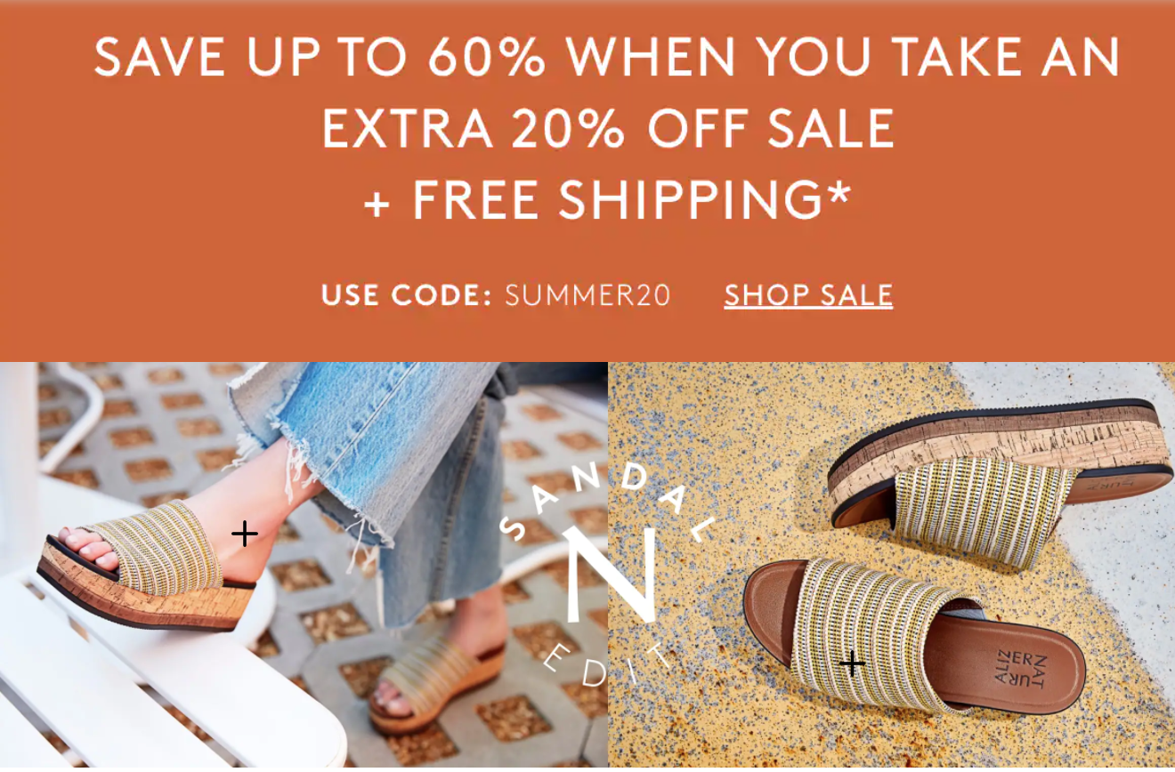 Naturalizer Canada Offers: Save up to 60% off + FREE Shipping ...