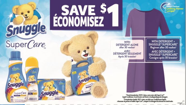 Snuggle Canada Coupons Save 1 On The Purchase Of Any Snuggle Product 