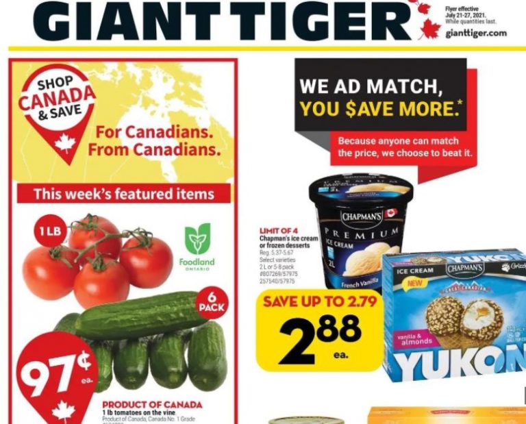 Giant Tiger Canada Flyer Deals Until July 27th Canadian Freebies