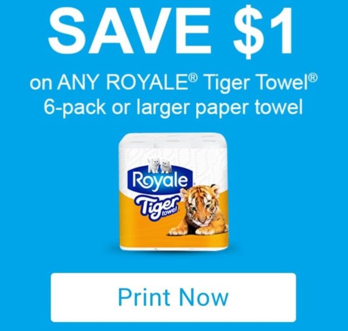 Royale Canada Coupons: Save $1 On Royale Tiger Towels Canadian