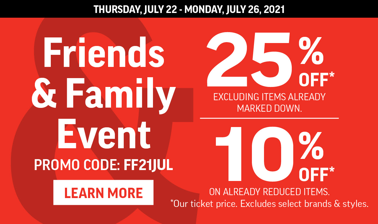 Nike family and sales friends coupon