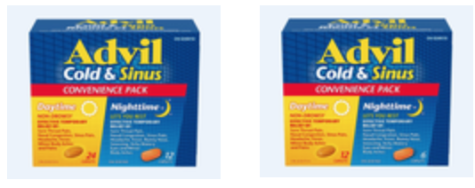 advil cold and sinus coupon