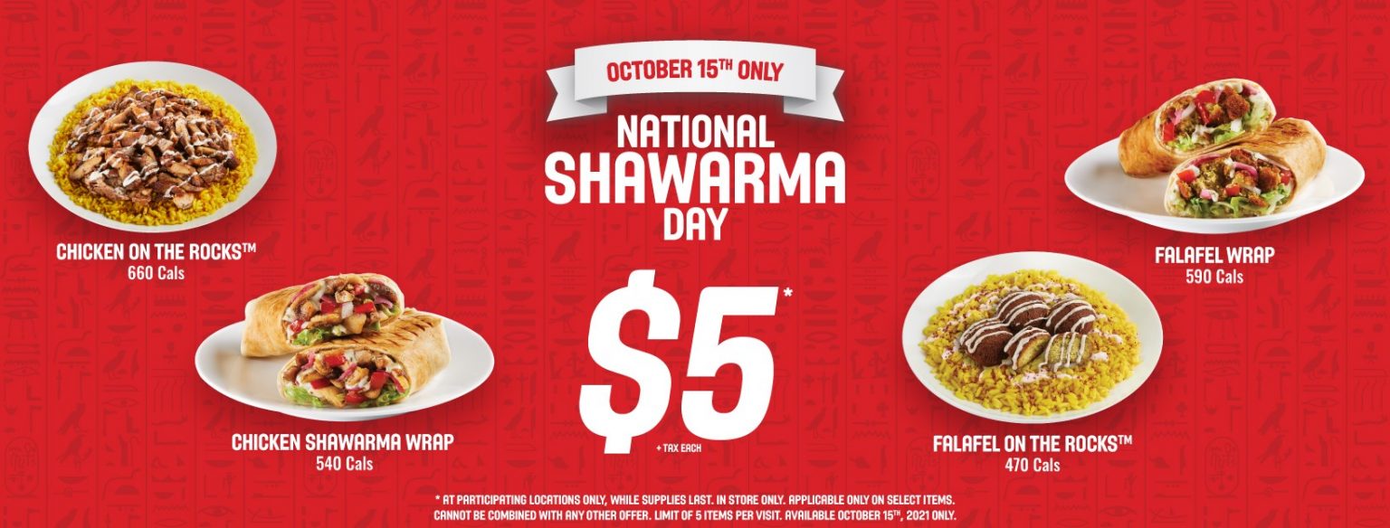 Osmow's Canada National Shawarma Day Promotion: Today, Get A Chicken ...