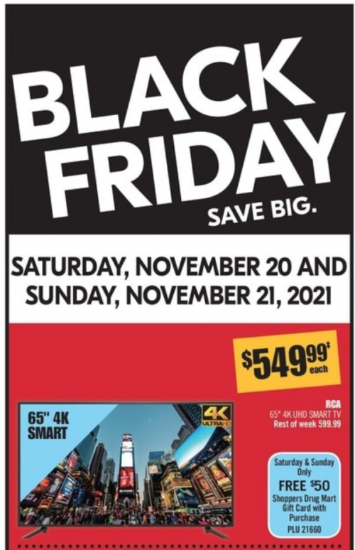 Shoppers Drug Mart Canada Black Friday 2021 Super Sale! Canadian
