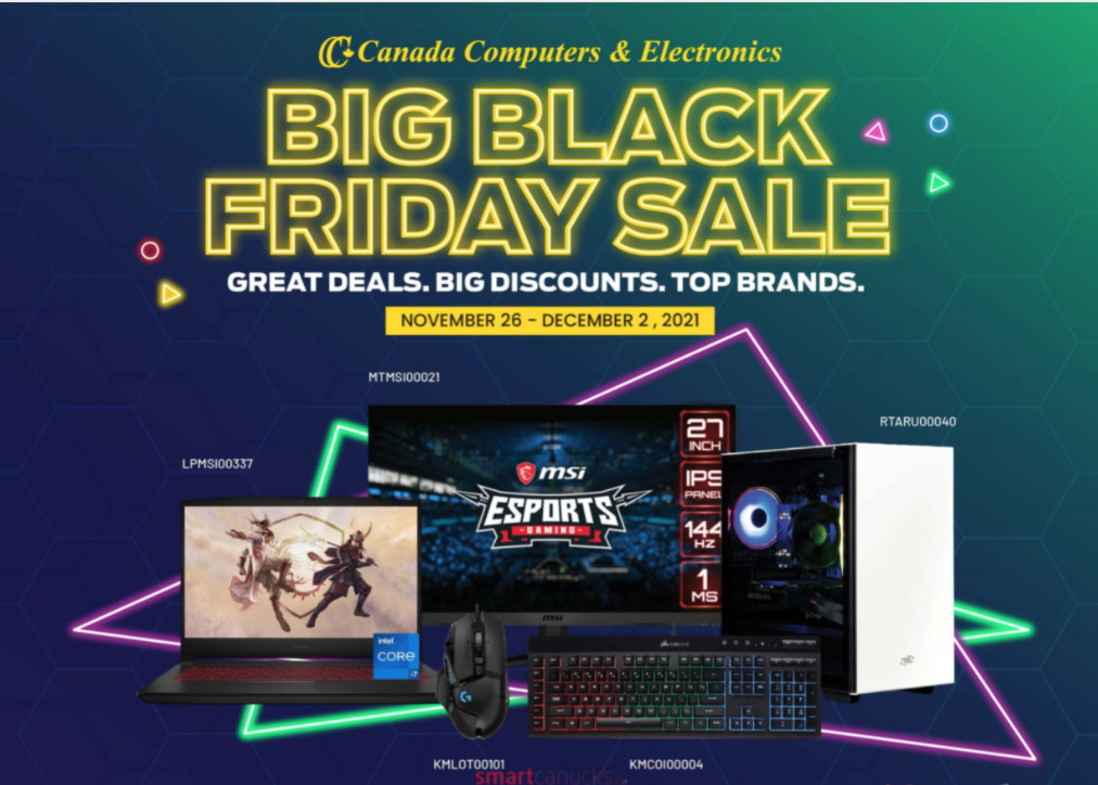 Canada Computers Black Friday Flyer 2021 Canadian Freebies, Coupons