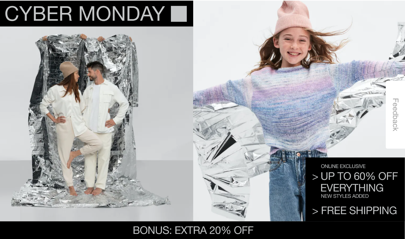 Gap canada on sale cyber monday