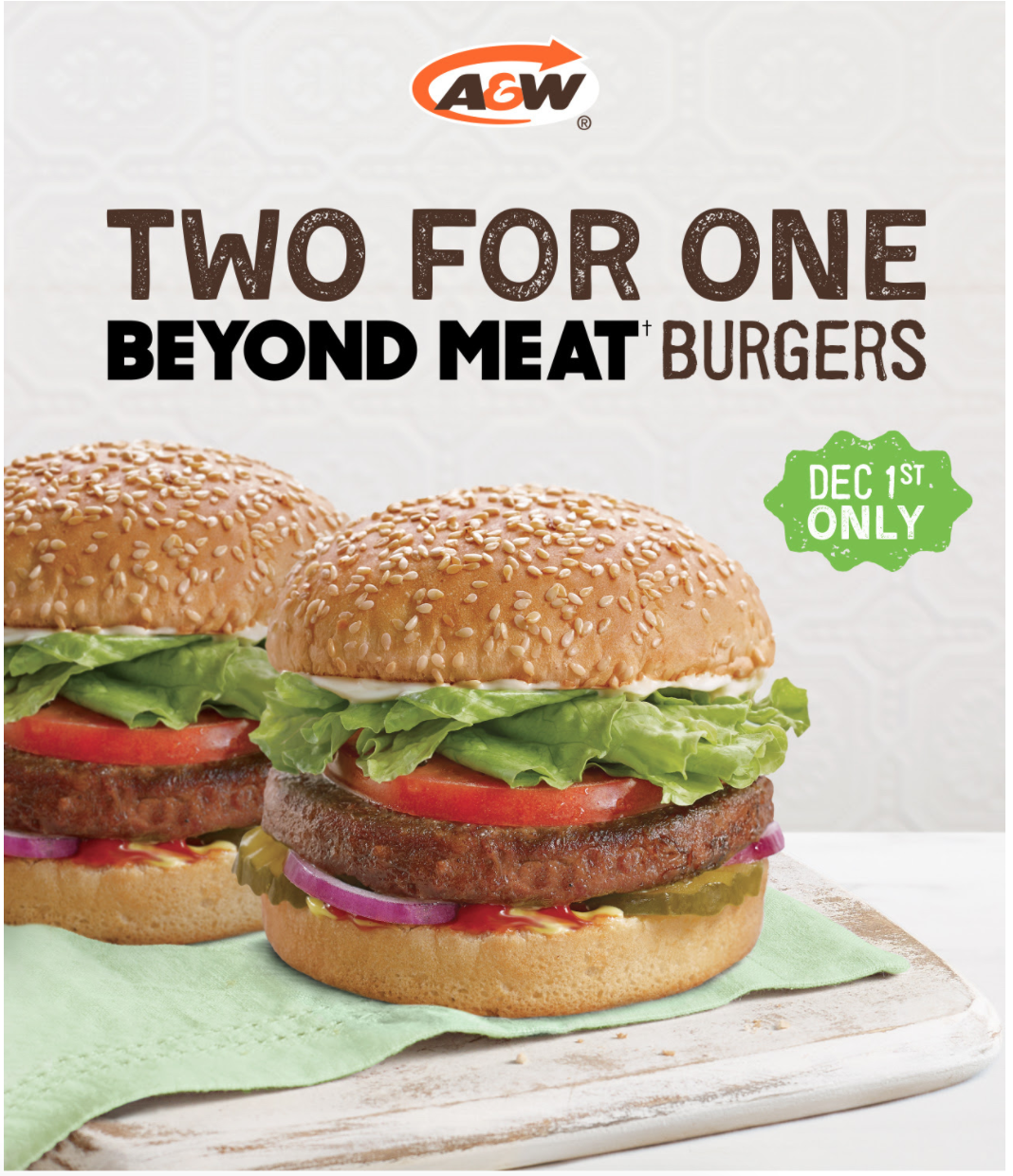 Beyond Burger  A&W Restaurants