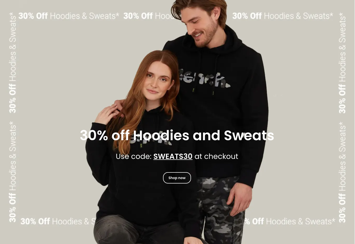 Bench Canada Sale: Save 30% off Hoodies & Sweats with Coupon Code ...