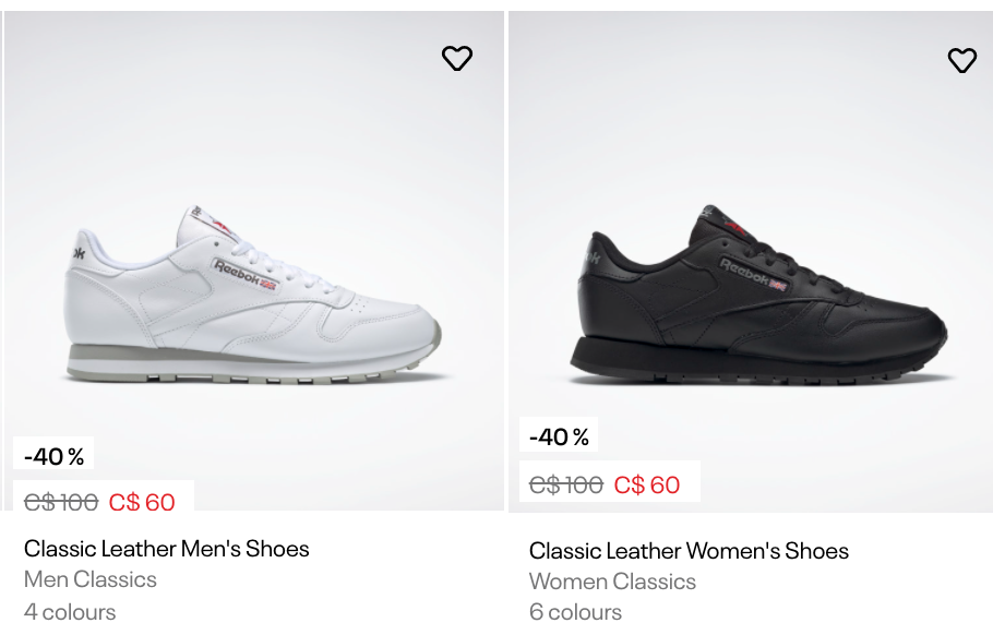 Women's Sale Shoes – Reebok Canada