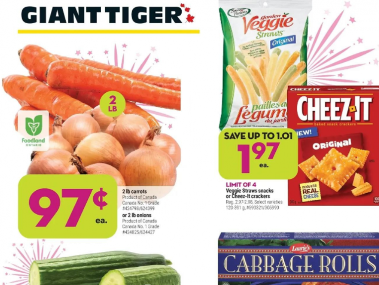 Giant Tiger Canada Flyer Deals January 19th to 25th Canadian Freebies