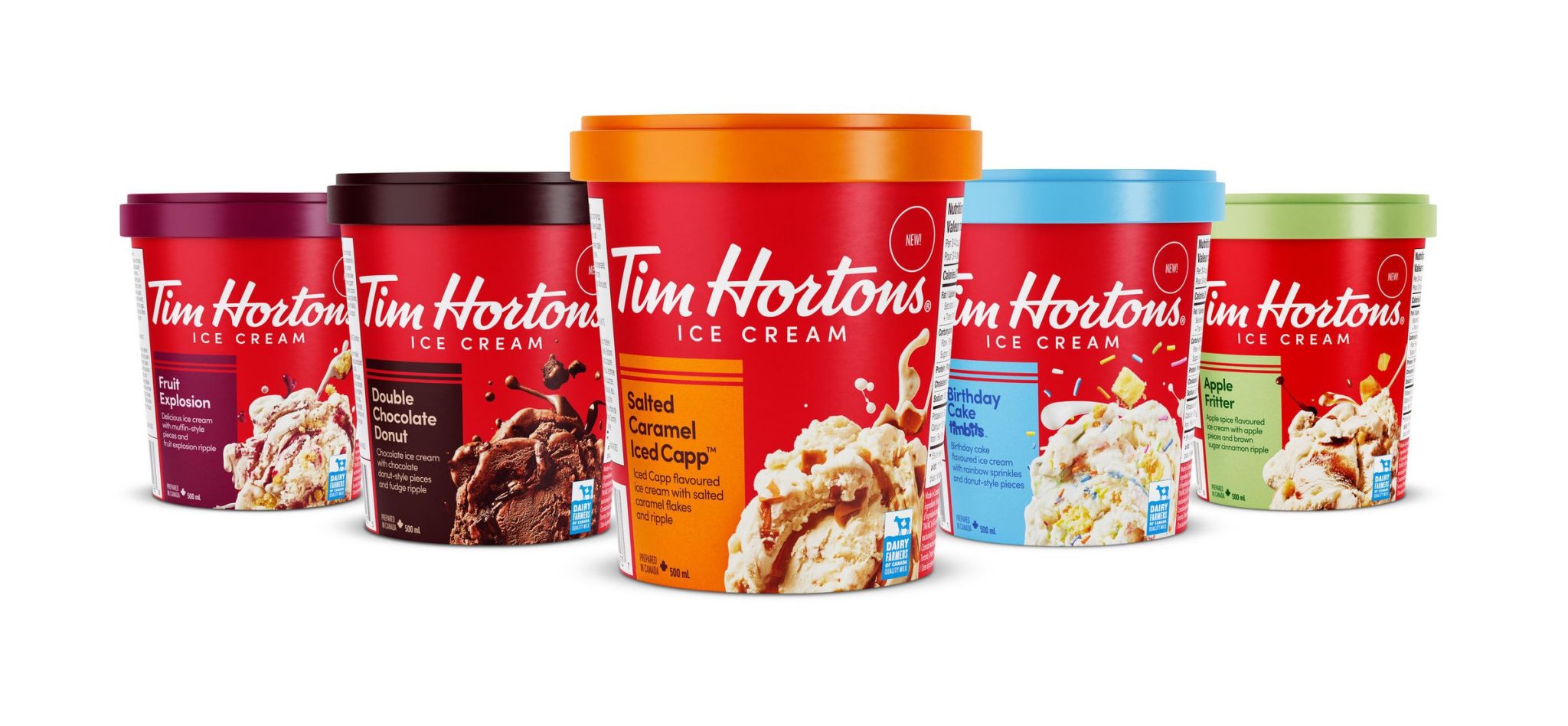 Tim Hortons Canada Launches NEW Line of Ice Cream Made From Its Iconic
