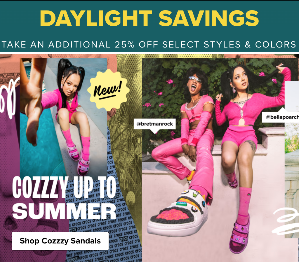 Crocs Canada Daylight Savings Sale Save an Additional 25 Off