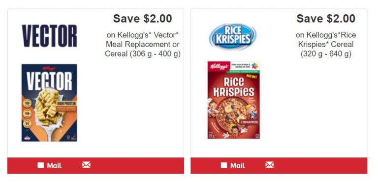 Kellogg's Canada: New High Value Printable Coupons Available ...