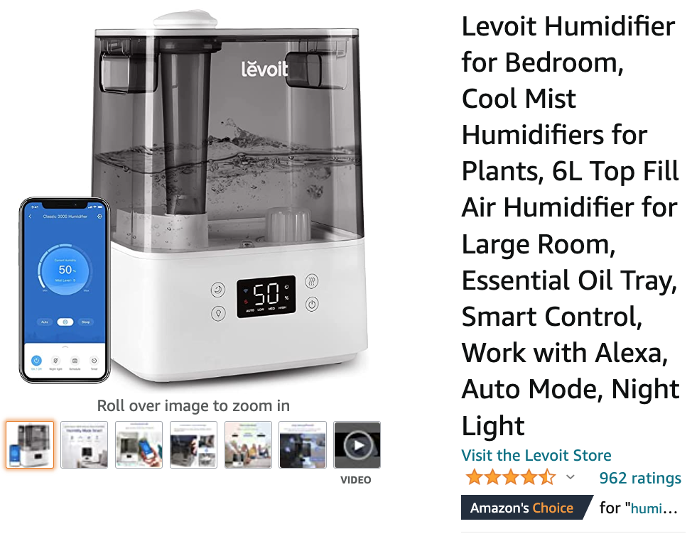 Best humidifier deal: Get Levoit humidifiers up to 15% off at