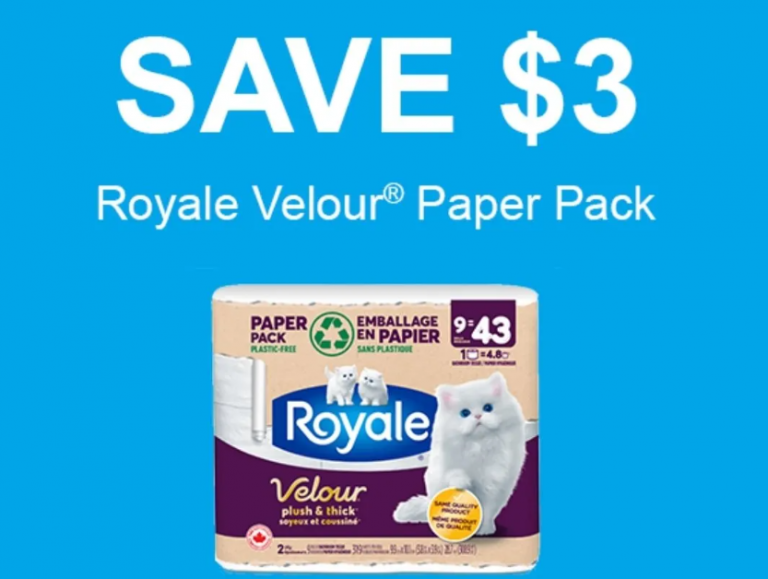 Royale Canada Coupons Save 3 On Royale Velour Paper Packs Canadian