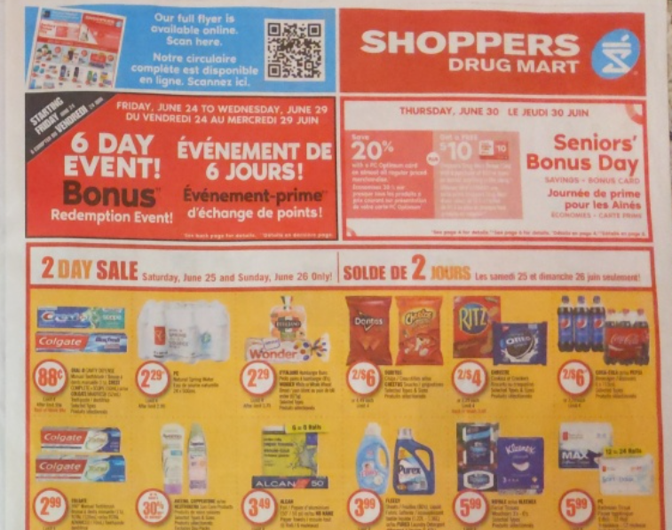 Shoppers Drug Mart Canada 6 Day Bonus Redemption June 24th 29th   Blog 51 