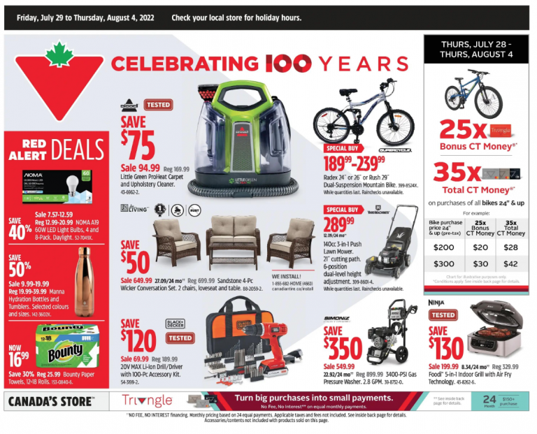 Canadian Tire Weekly Flyer's Deals Save 80 off Cookware Sets, 80 off
