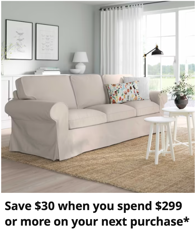 IKEA Canada Deals Save 30 Off Your Purchase Of 299 Using Coupon Code   Screen Shot 2022 07 31 At 11.23.09 PM 