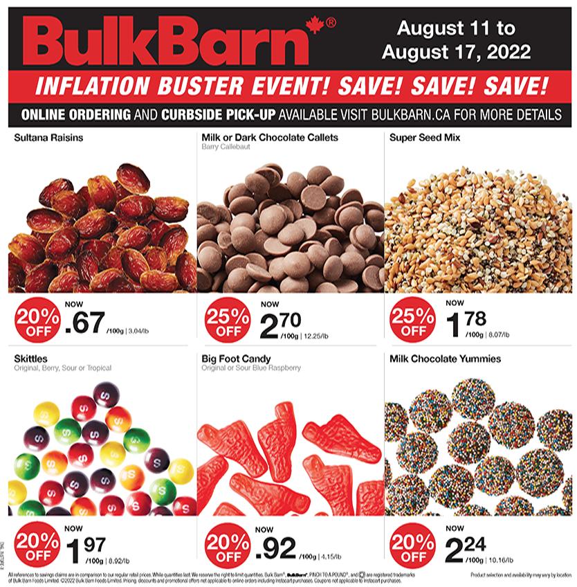 Bulk Barn Canada Flyer Deals: Save 25% off Select Items - Canadian Freebies,  Coupons, Deals, Bargains, Flyers, Contests Canada Canadian Freebies, Coupons,  Deals, Bargains, Flyers, Contests Canada