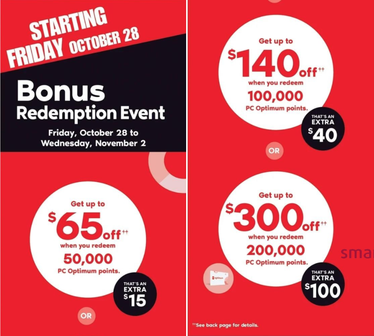 Shoppers Drug Mart Canada Offers: Bonus Redemption Event Save up